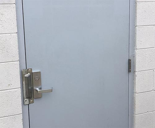 hollow core metal door